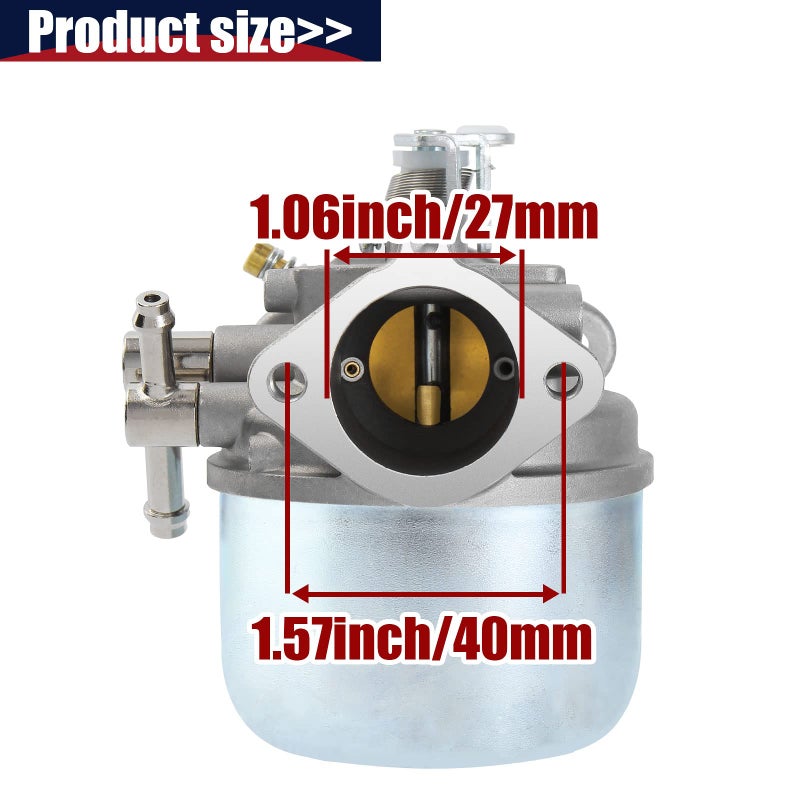 QAZAKY Carburetor Compatible with Club Car DS Golf Cart Kawasaki 341cc Gas Side Valve Engine 1012508 1014541 520-182 SO6103010 17551 Carb 1984-1991 - Image 3